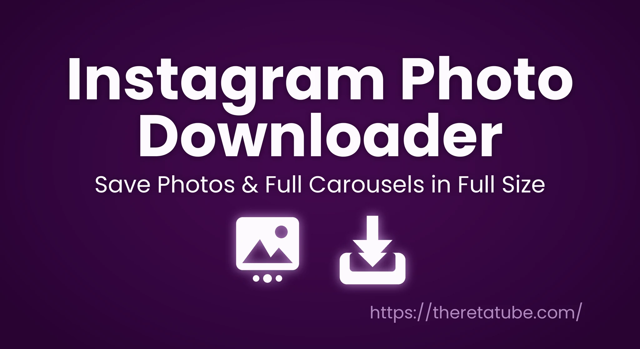 Instagram Photo Downloader Instagram Photo Downloader – save Instagram photos and carousels in full size